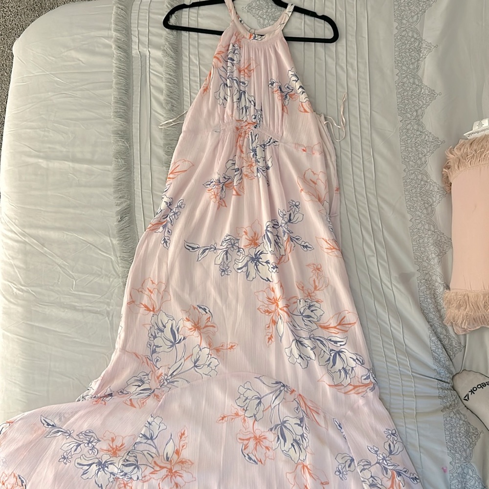 Sprig light pink dress